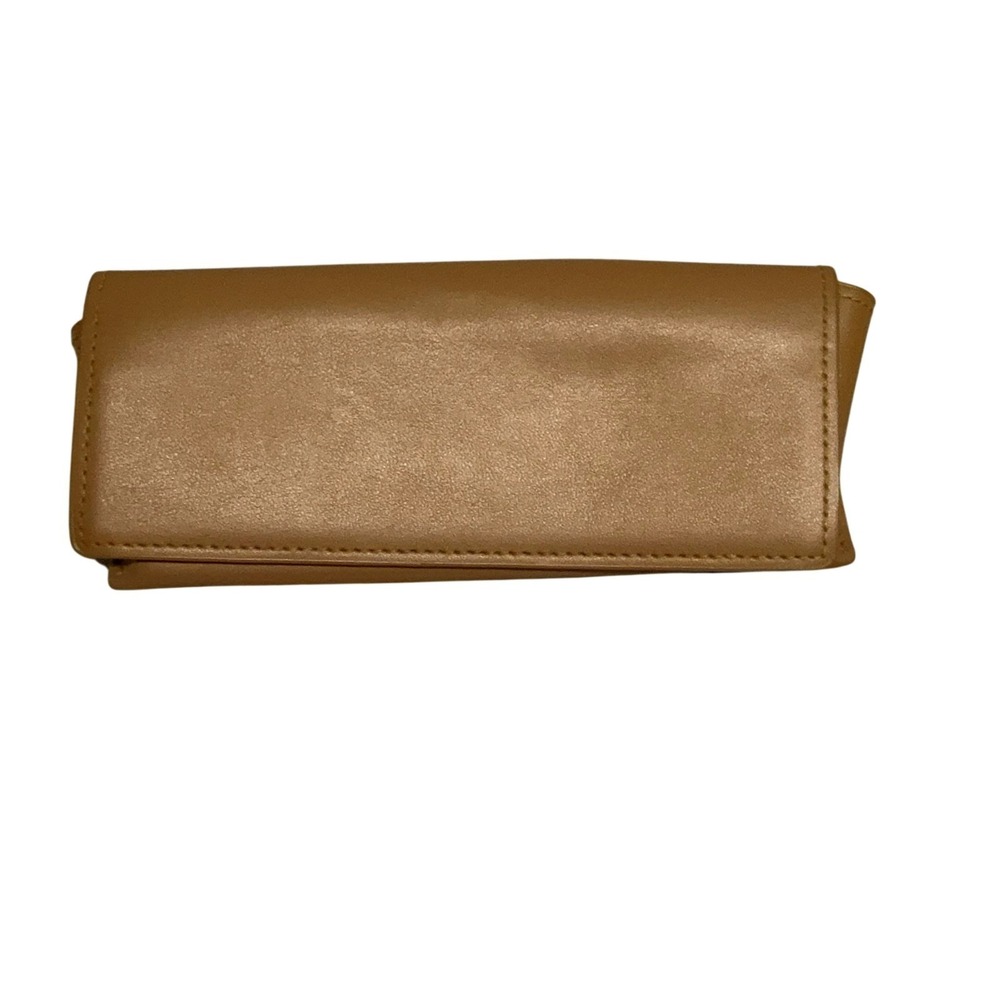 Burberry Sunglasses Eyeglass Case Womens‎ One Size Brown Magnetic Logo Flap